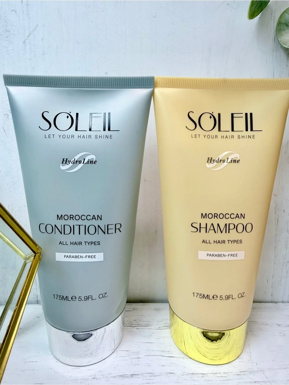 SOLEIL Moroccan Shampoo & Conditioner Set Moisturizing Duo New Sealed NWT BNIB